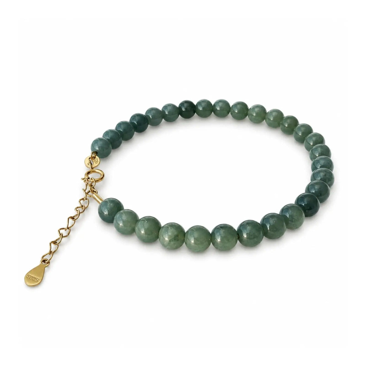 Velin Bracelet | Natural Jade Beaded Bracelet Aulyn