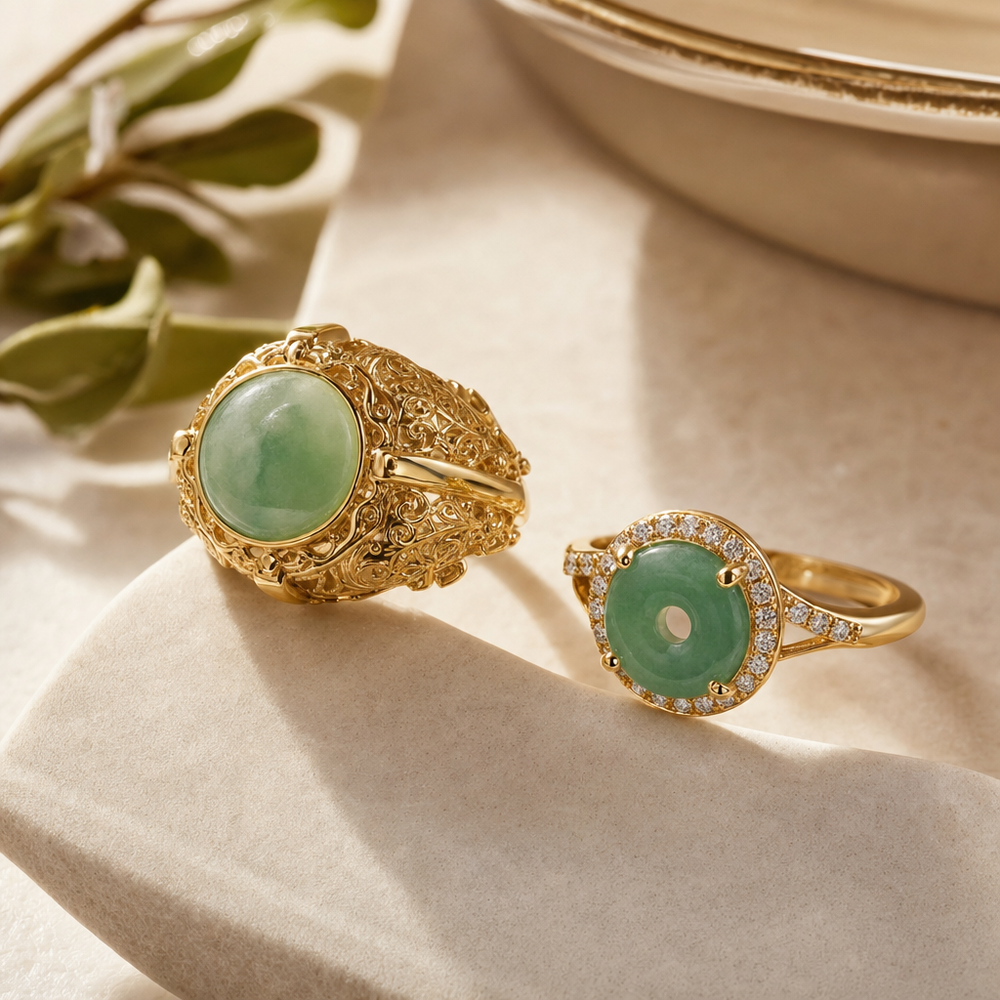 Featured image for Gold Finish Protection for Jade and Gold Rings: How to Prevent Scratches, Dulling, and Loose-Stone Wear