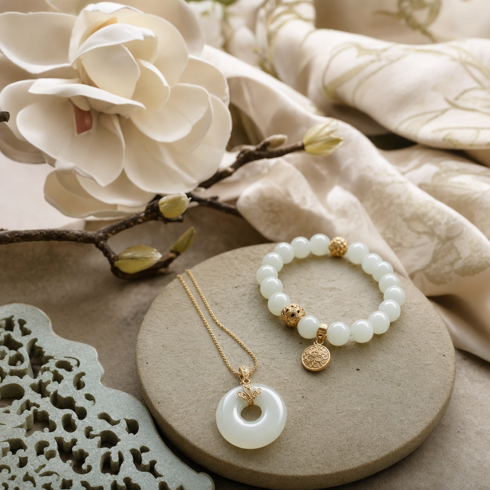 Featured image for White Jade Gemstone Meaning for Love & Relationships