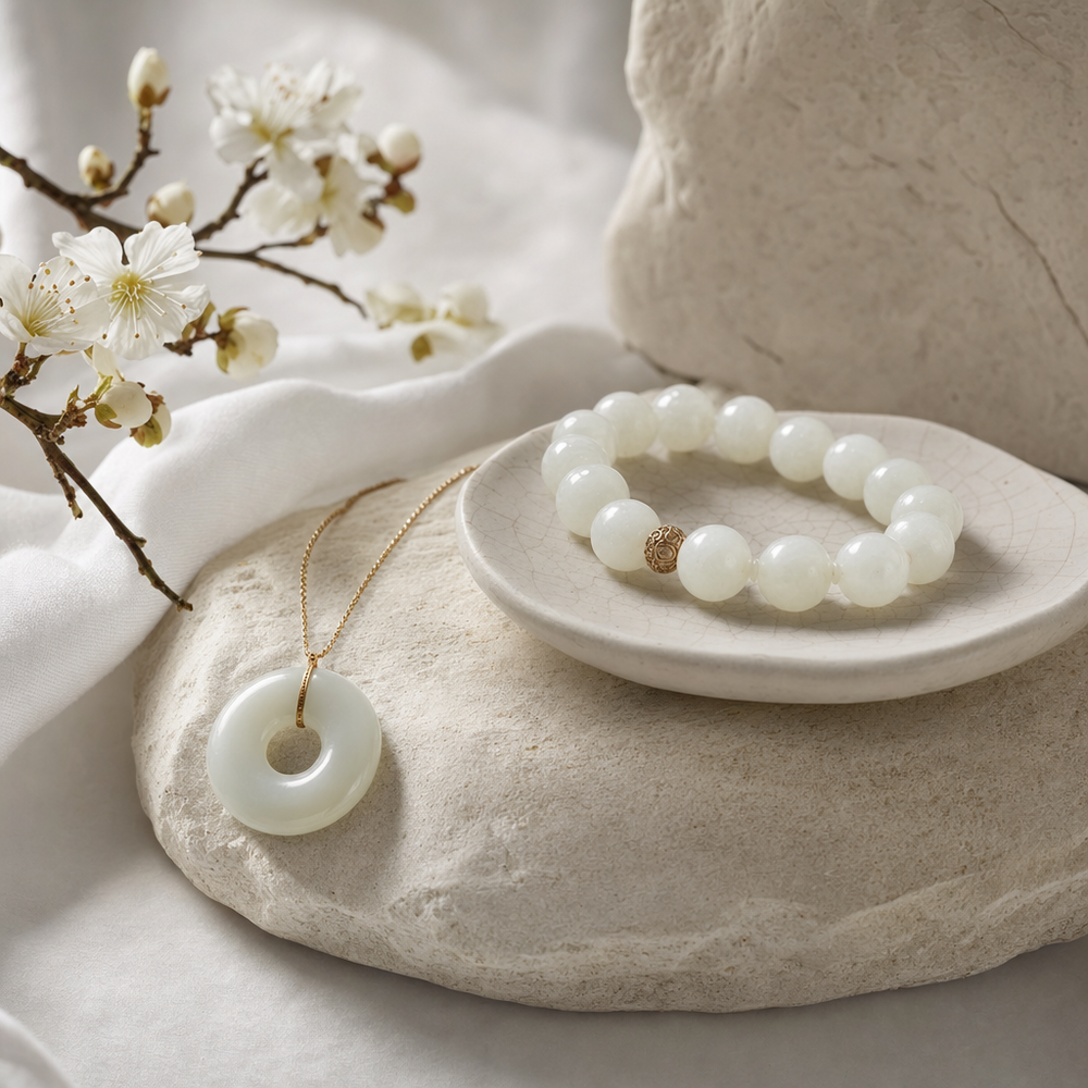 Featured image for White Jade Gemstone Meaning in Chinese Medicine: Calm Rituals and Jadeite Jewelry