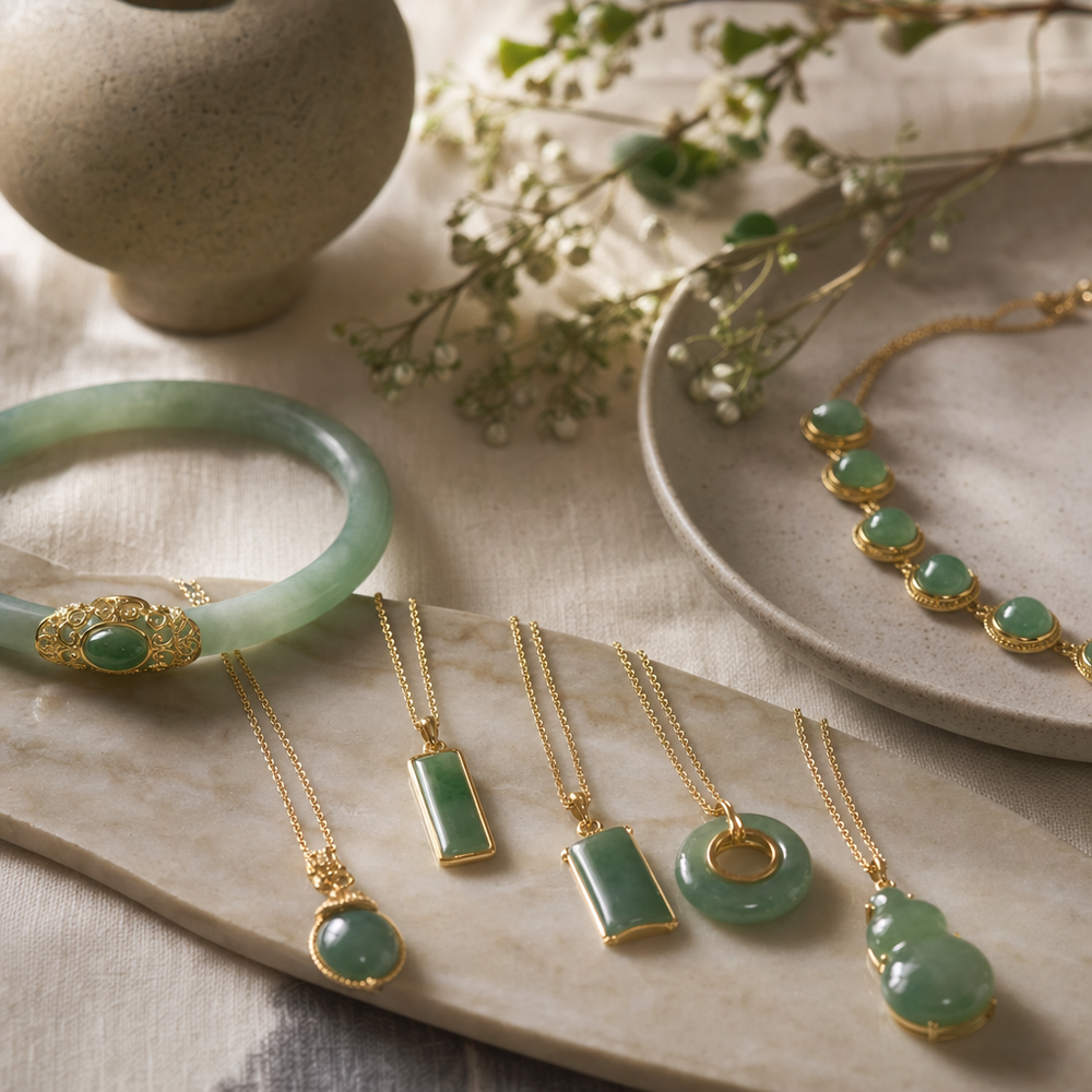 Featured image for Jade and Gold Necklaces: 7 Popular Designs and How to Pick the Best One