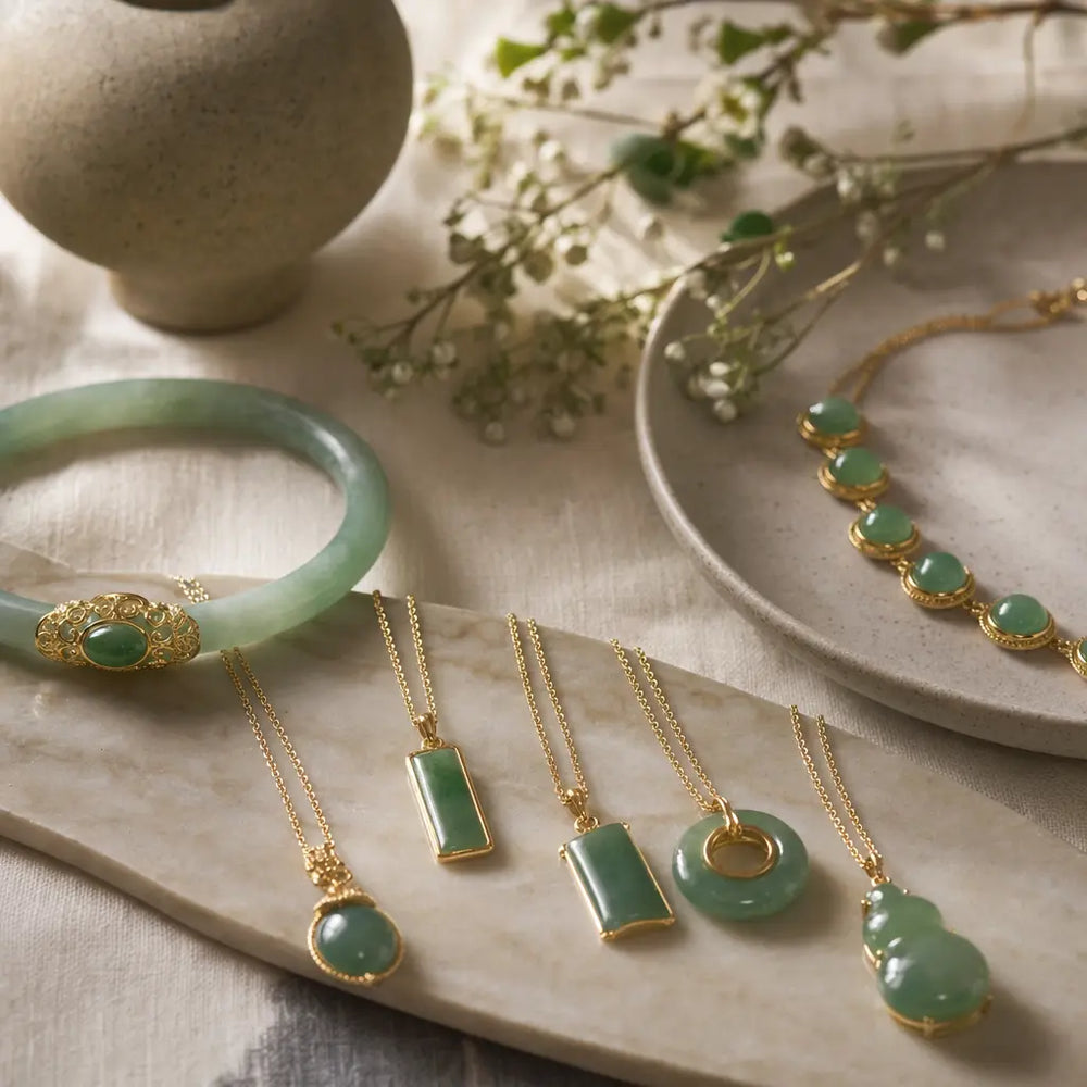 Featured image for Jade and Gold Necklaces: 7 Popular Designs and How to Pick the Best One