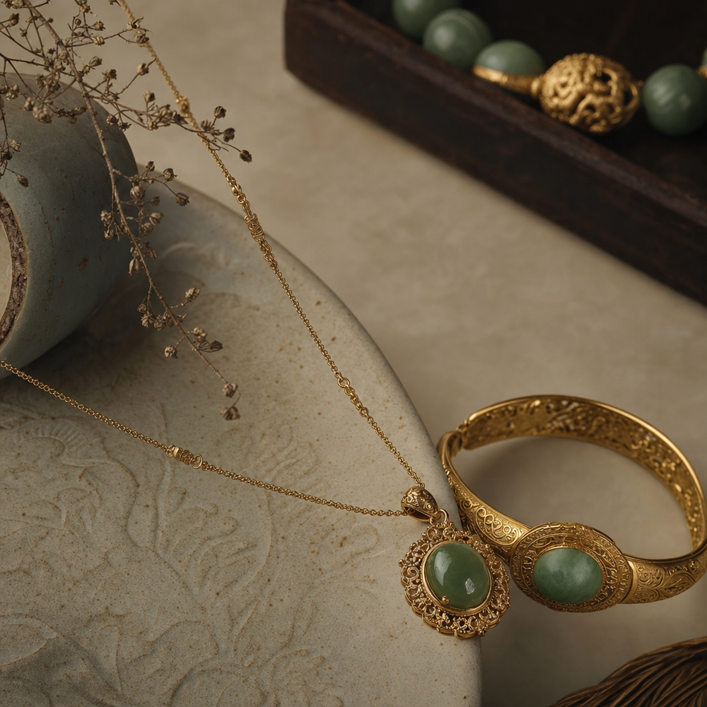 Featured image for From Polished to Antique: How to Create a Warm Vintage Look With Jade and Gold