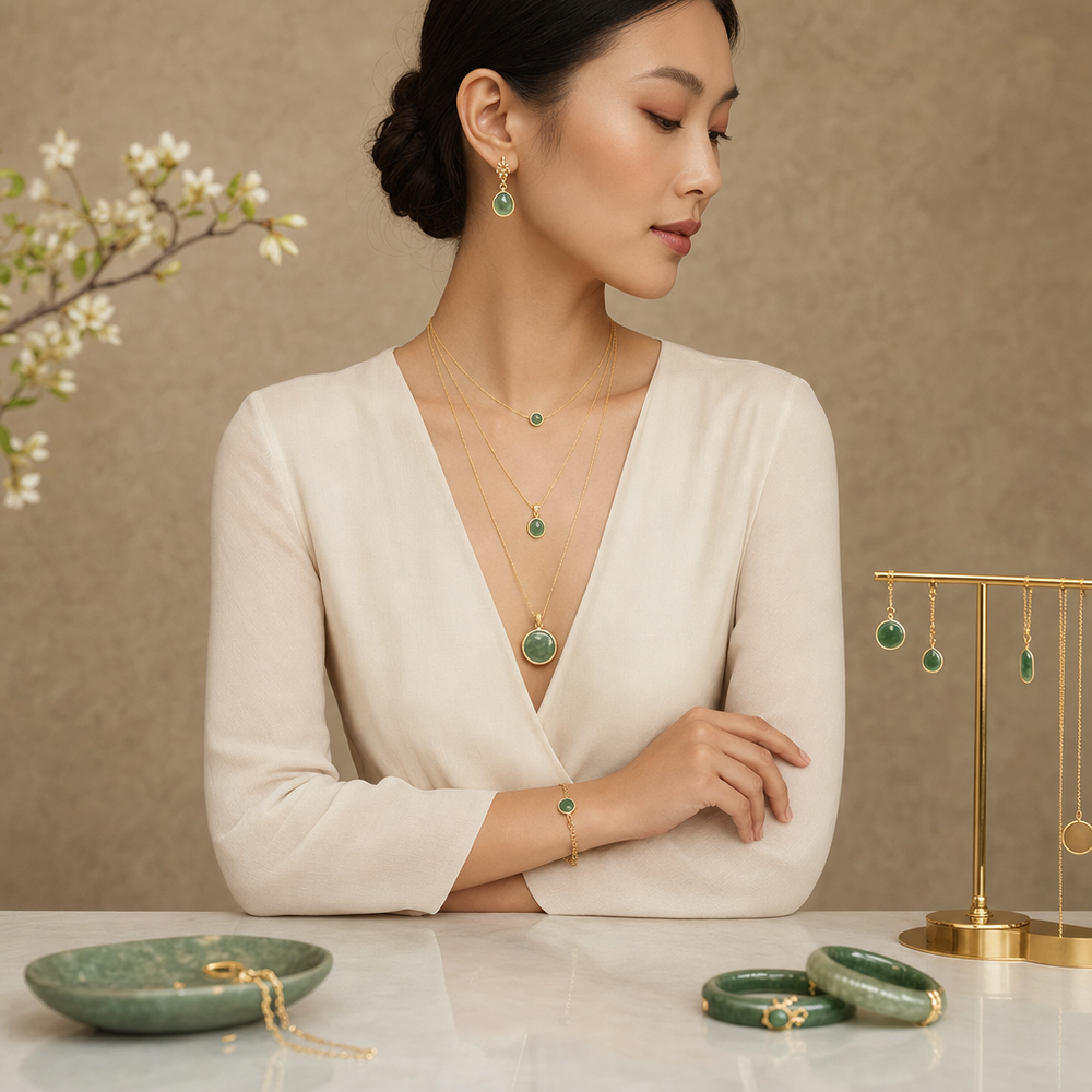 Featured image for Gold and Jade Necklace Length Chart: How to Choose the Right Fit for Every Neckline
