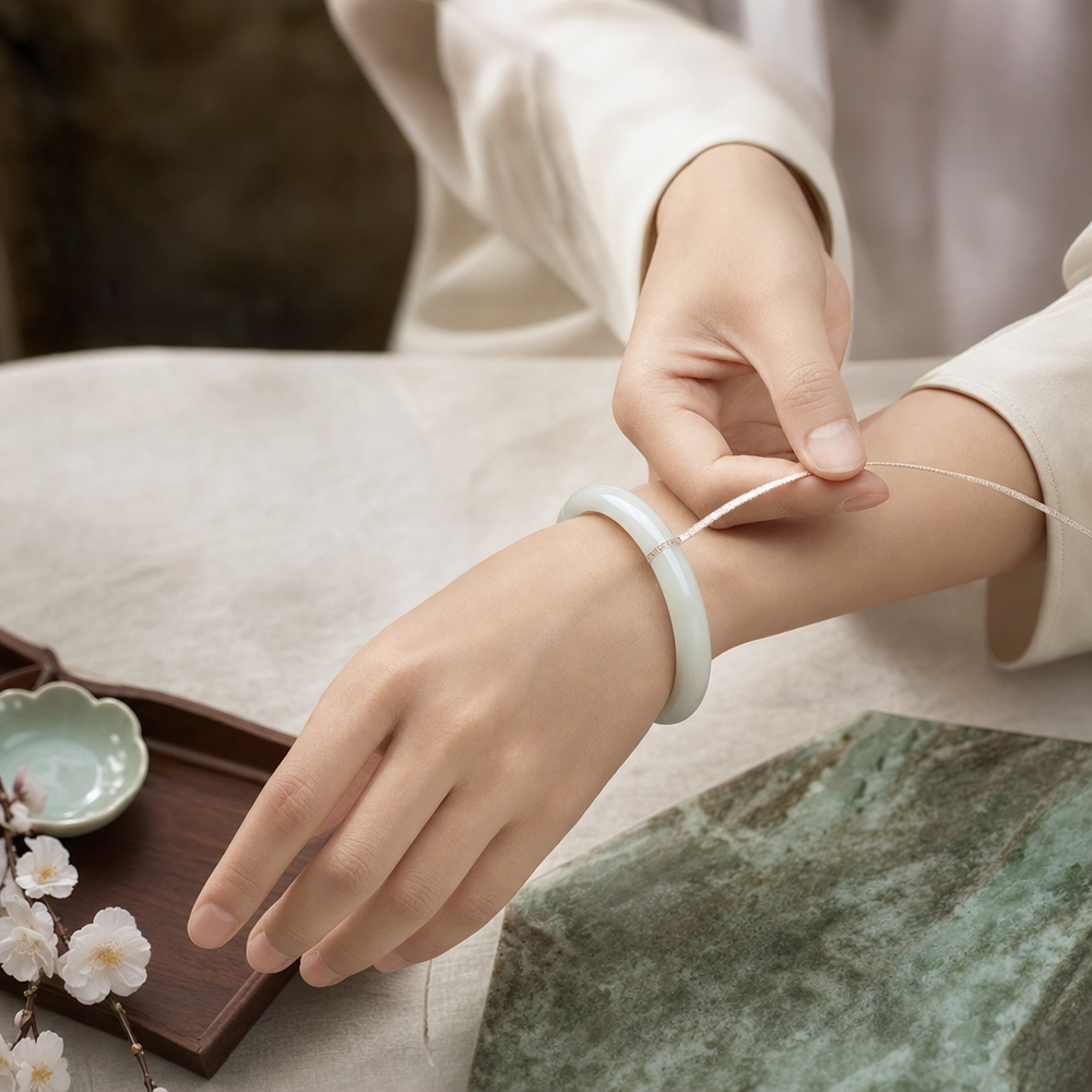 Featured image for How to Measure White Jade Bracelet Fit at Home: Wrist Circumference, Gap Check, and Wear-Test Method