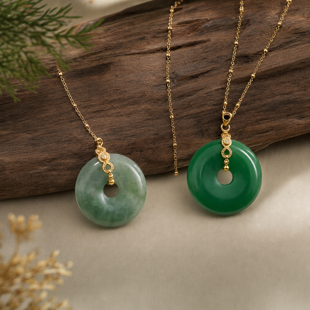 Featured image for Natural Jade vs Dyed Jade in a Jade and Gold Necklace