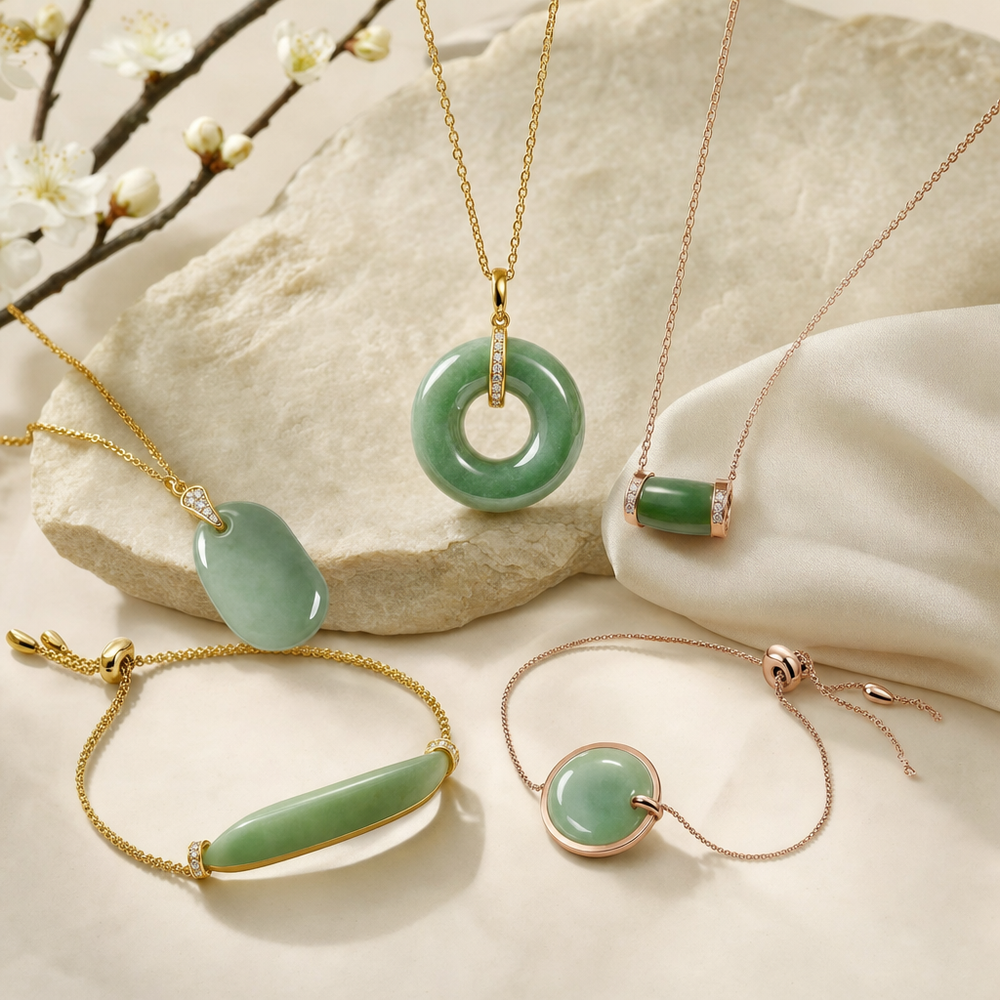 Featured image for Gold and Jade Color Matching Guide: Choose the Right Jade Tone for Yellow, White, and Rose Gold