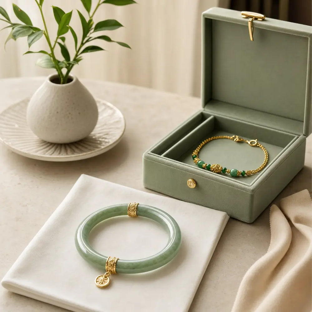 Featured image for How to Clean and Store a Gold and Jade Bracelet