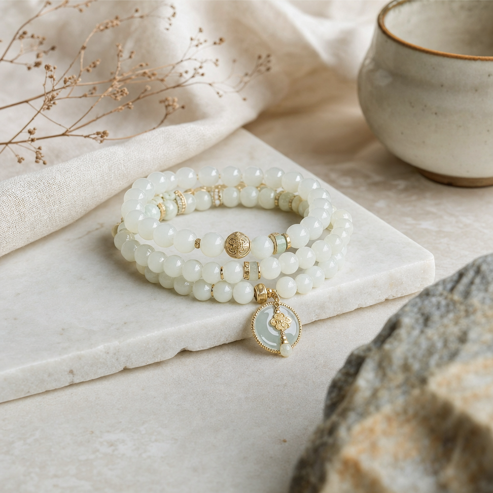 Featured image for White Jade Bracelet Sizing for Layering: How to Choose a Comfortable Stack