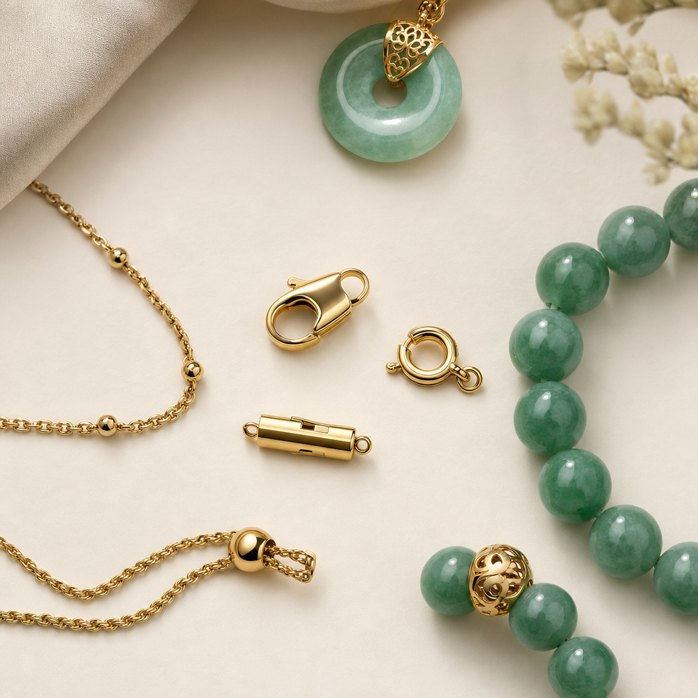 Featured image for Gold Chain & Clasp Upgrade Guide for Jade and Gold Necklaces