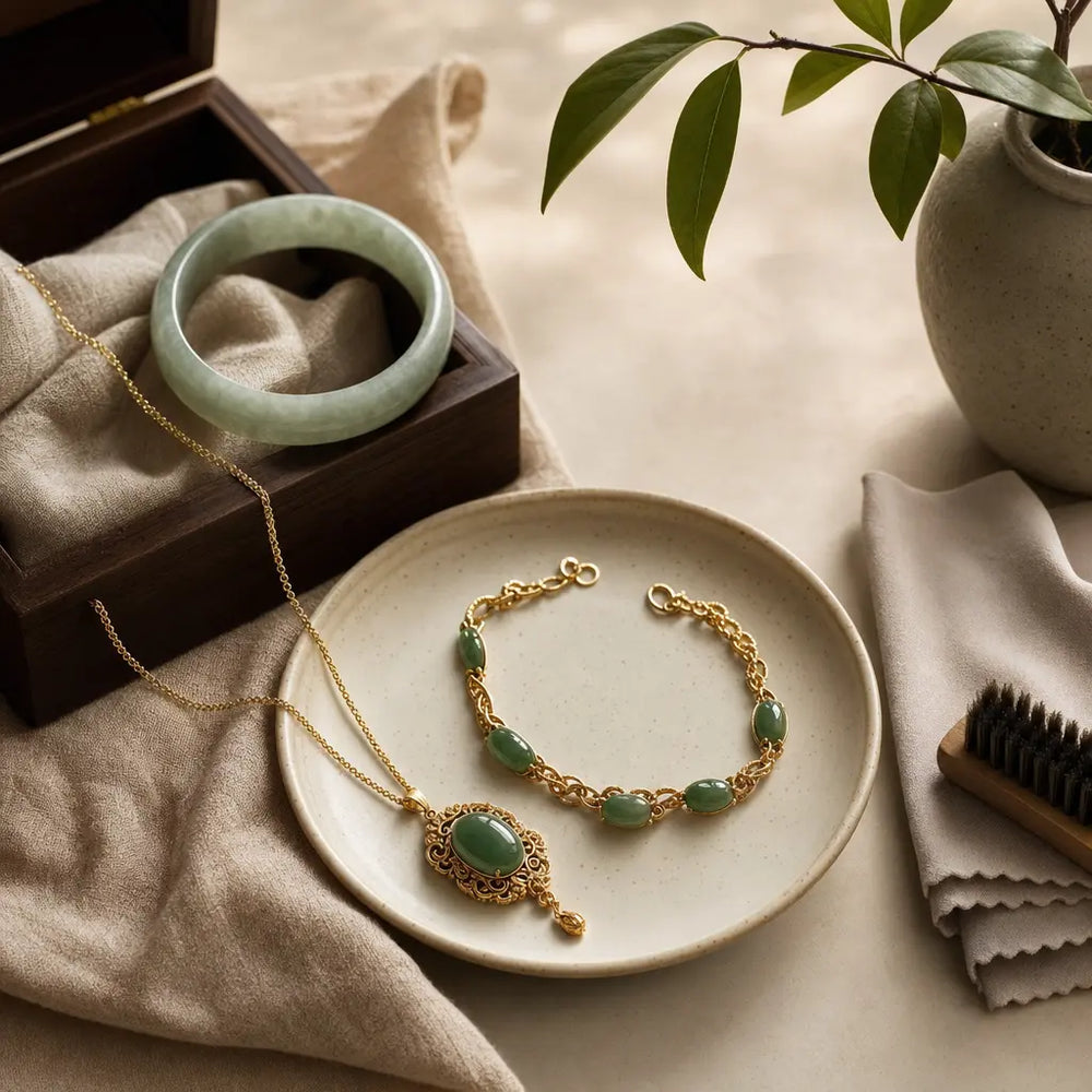 Featured image for Gold and Jade Care Routine: How to Clean, Store, and Protect Fine Jewelry