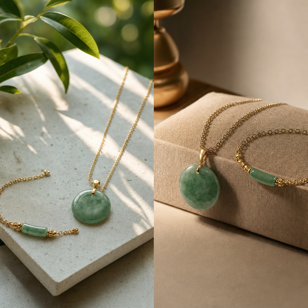 Featured image for Jade and Gold: How to Choose the Most Flattering Jade Green in Natural and Indoor Light