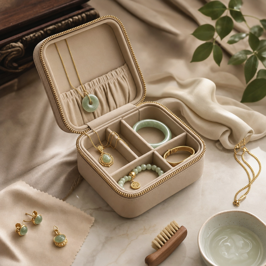 Featured image for Gold and Jade Jewellery Travel Checklist: Packing, Tangling, and Safe Cleaning