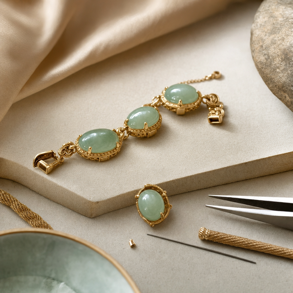 Featured image for Restring and Repair Guide: How to Care for Jade and Gold Bracelets