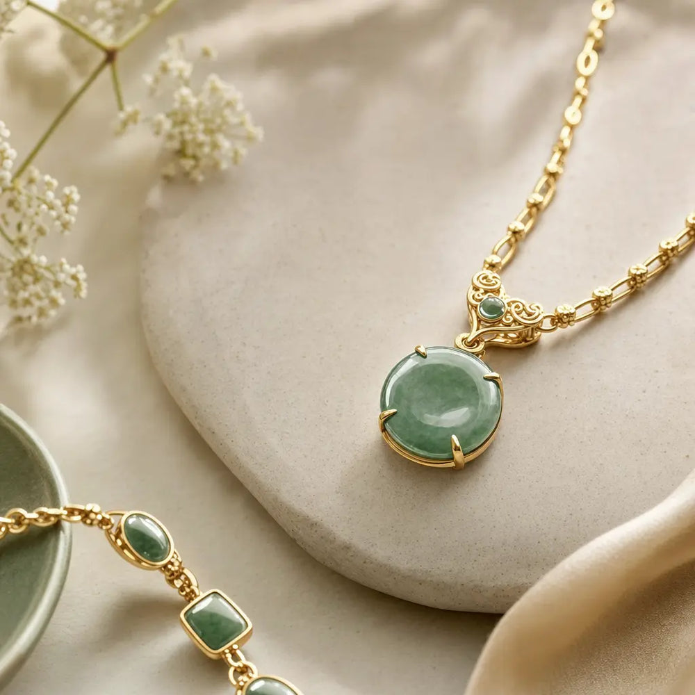 Featured image for What to Look for in a Gold and Jade Necklace Setting: Prongs, Bezel, and Chains