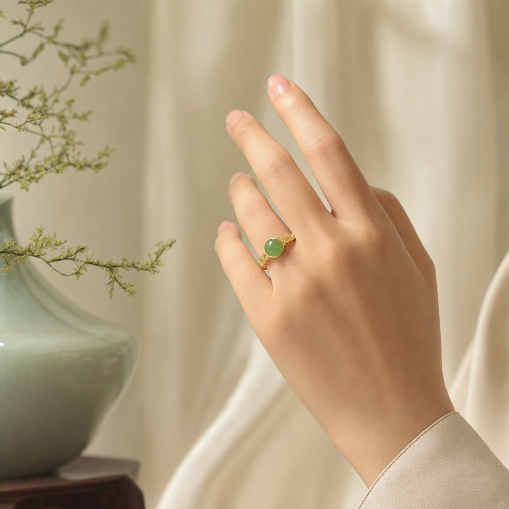Featured image for Ring Styling 101: How to Wear a Gold and Jade Ring Every Day