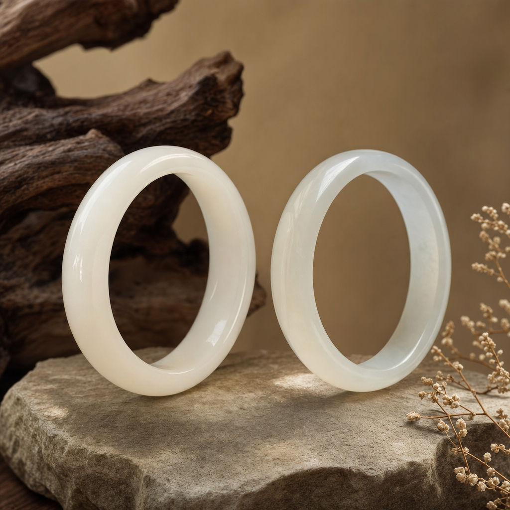 Featured image for A Grade vs A+ White Jade Bracelets: How to Compare Price, Transparency, and Longevity
