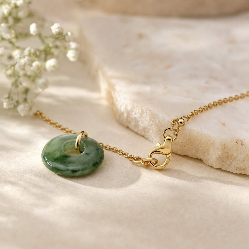 Featured image for Jade and Gold Necklace Clasp Security