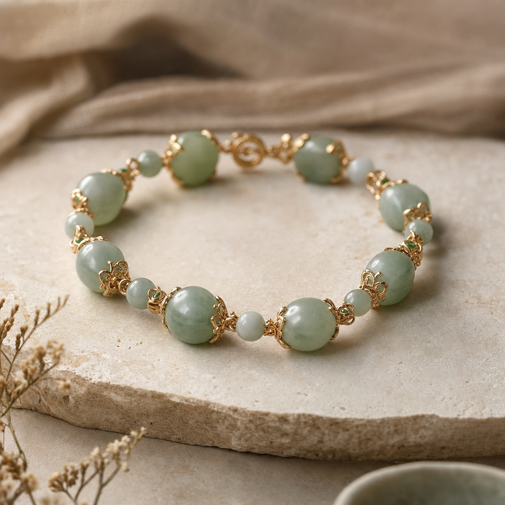 Featured image for Spotting Poor Workmanship in a Jade and Gold Bracelet: 12 Red Flags