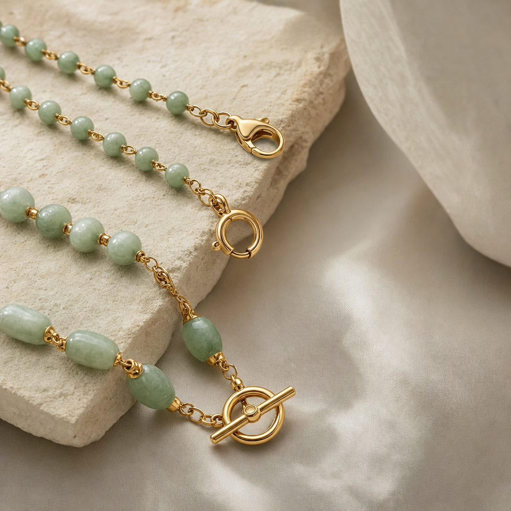 How to Choose a Clasp for Your Jade and Gold Necklace