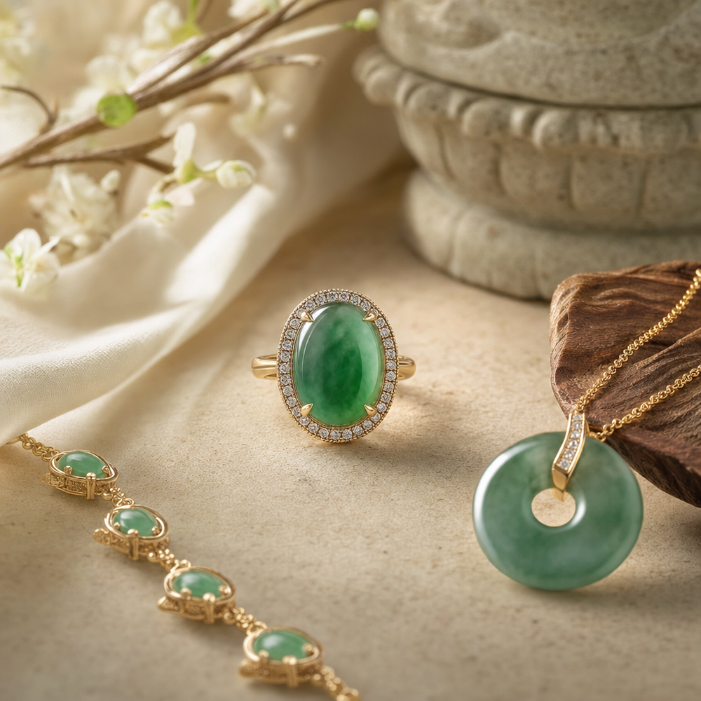 Jade and Gold Rings: Which Setting Helps Prevent Chips?