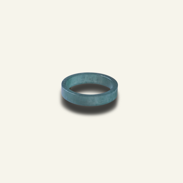 Seren Jade Ring White Front