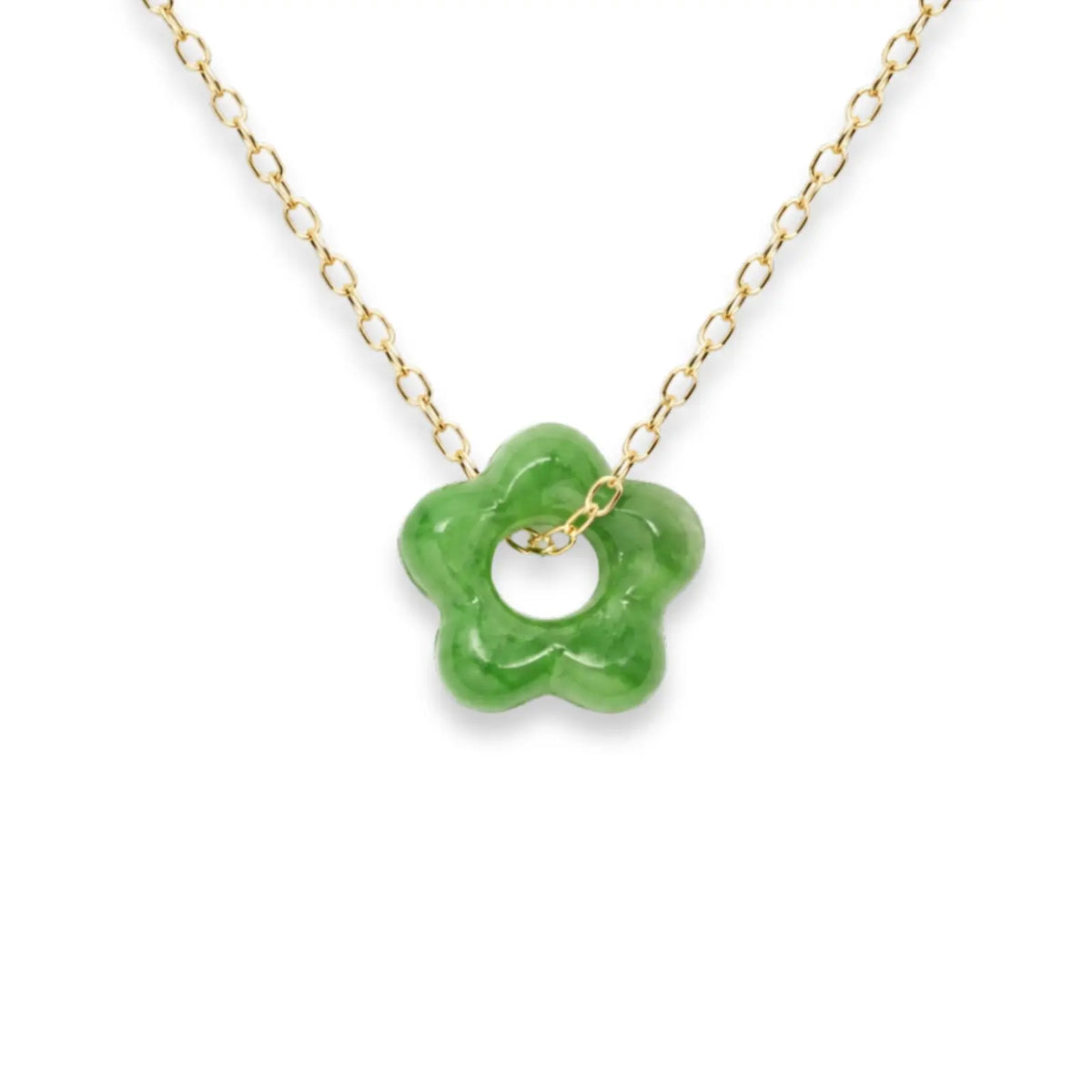 Véla Star Necklace | Solid 10K Gold Star Pendant Aulyn